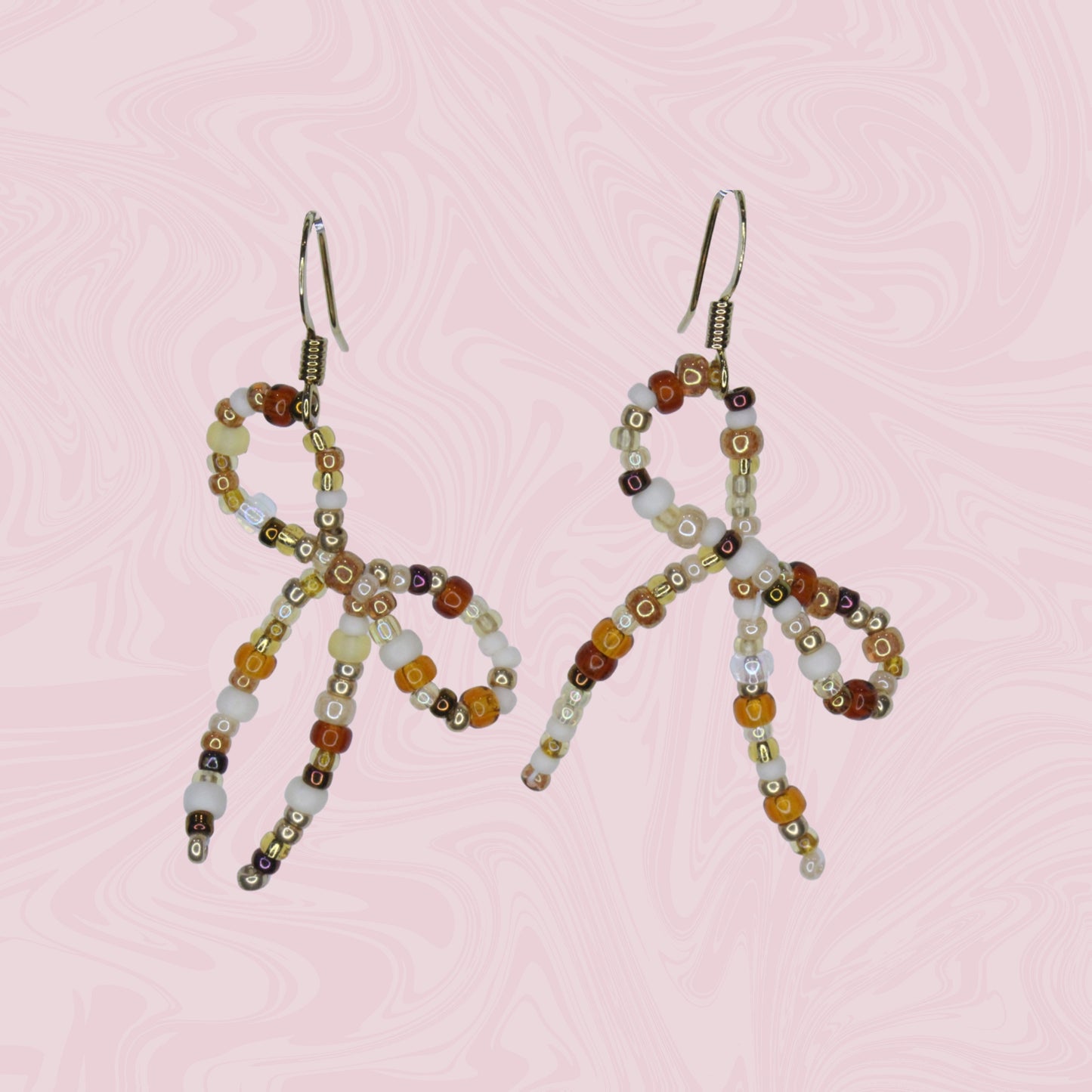 Honeycomb Bow Earrings